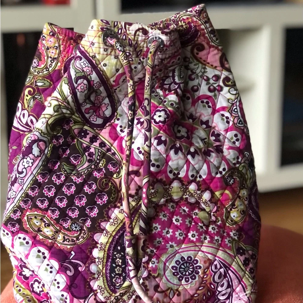 VERA BRADLEY Drawstring Backsack